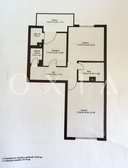 Apartament cu 2 camere decomandat, mobilat în Mircea cel Bătrân