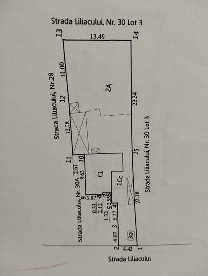 Casă cu 2 camere în Lumina