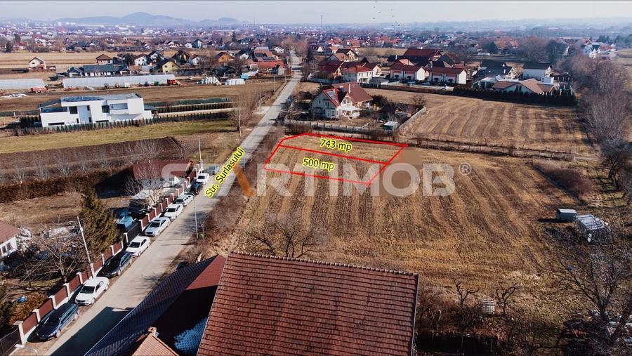 Teren Construcții intravilan de 743 mp, în Stupini