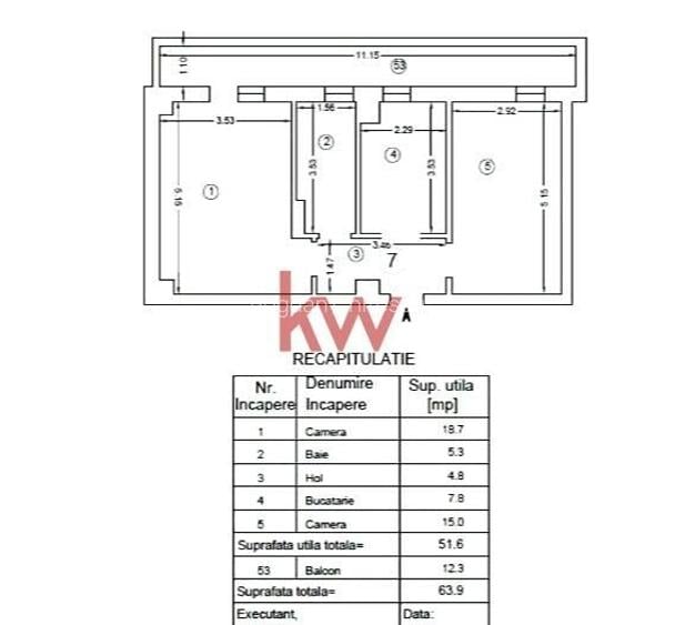 Apartament 2 Camere cu gradina si loc de parcare in proprietate