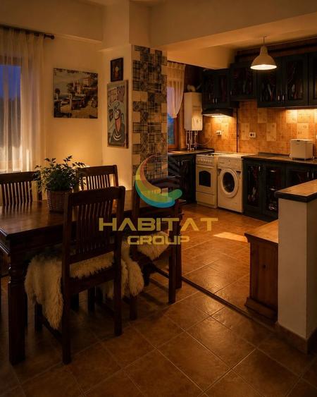 Apartament cu 2 camere decomandat, mobilat în Brâncoveanu