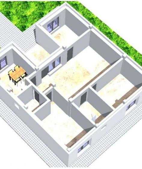 Casă cu 4 camere cu Teren 400 Mp în Cumpăna