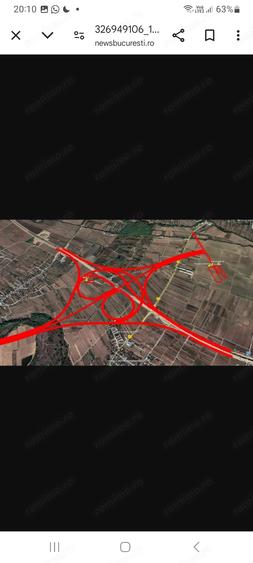Teren de 2450 mp, în Dărăști-Ilfov