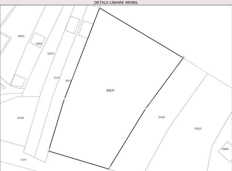 Teren Construcții extravilan de 5723 mp, în Gilău