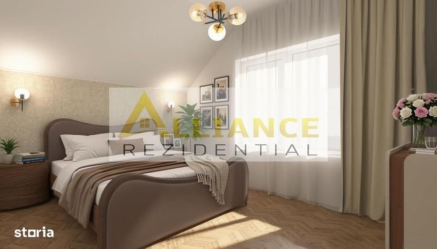Vila Individuala | P+M | 4 camere + 2 bai | Teren 370mp | Mobilata - 1