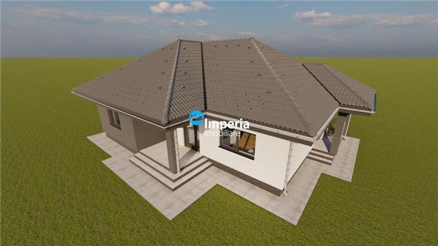 Casă individuală cu 4 camere cu Teren 500 Mp în Bucium
