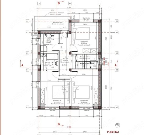 Casă cu 4 camere cu Teren 524 Mp în Copăceni