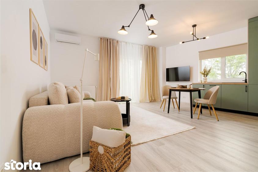 Apartament cu 2 camere, mobilat în Tineretului