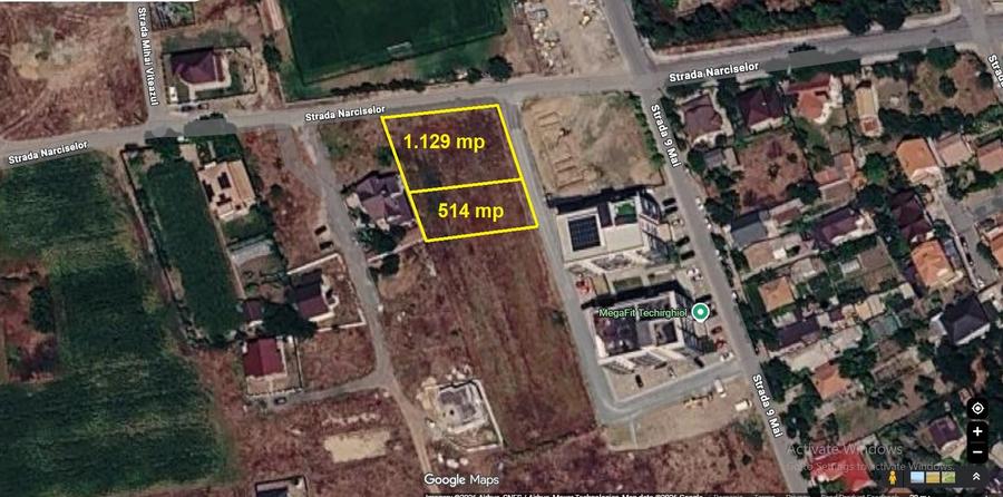 Teren Construcții intravilan de 500 mp, în Central