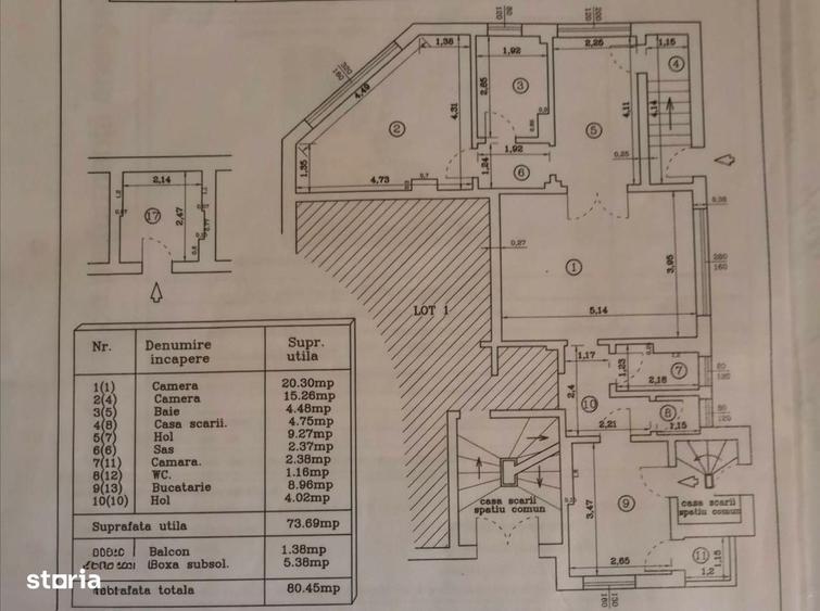 Apartament cu 2 camere în Ferdinand