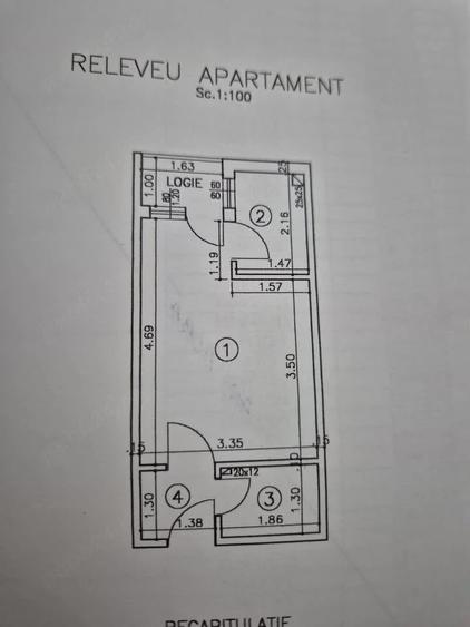 Garsonieră semidecomandată în Nicolina