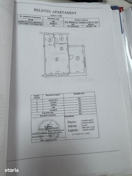 Apartament cu 2 camere în Central