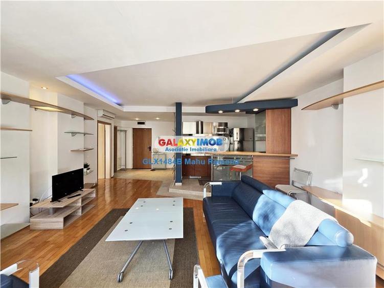 Apartament cu 2 camere semidecomandat, mobilat în Băneasa