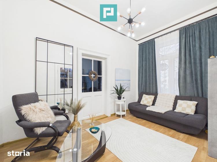 Apartament cu 2 camere, mobilat în Central