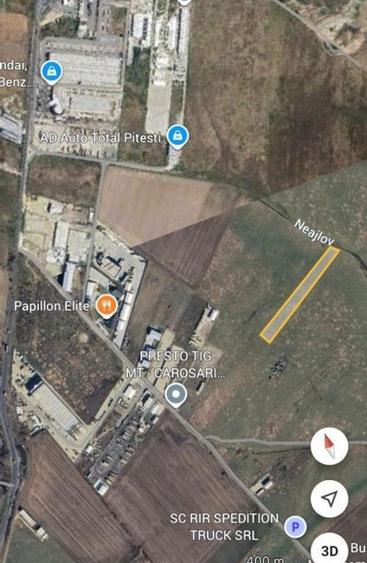 Teren de 10000 mp, în Albota
