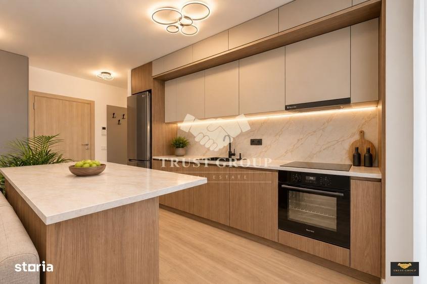 Apartament cu 2 camere semidecomandat, mobilat în Domenii