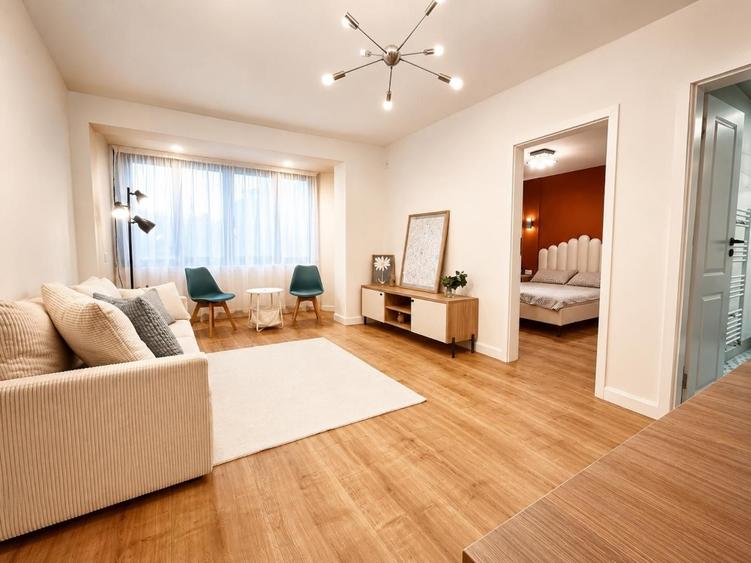 Apartament cu 2 camere semidecomandat, mobilat în Țiglina 2