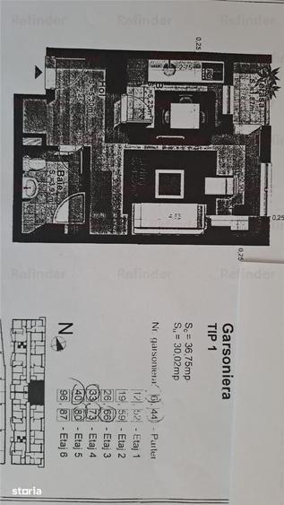 Garsonieră decomandată în Sălăjan