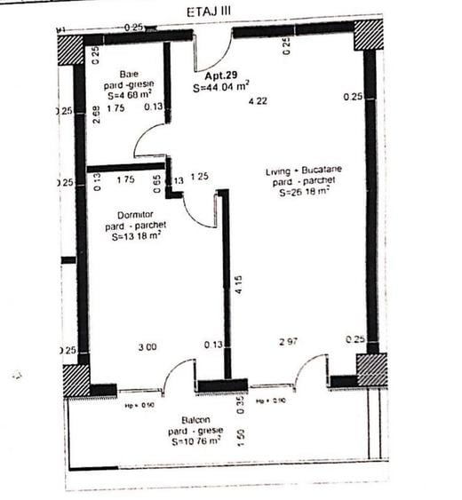 Apartament cu 2 camere decomandat în Șelimbăr