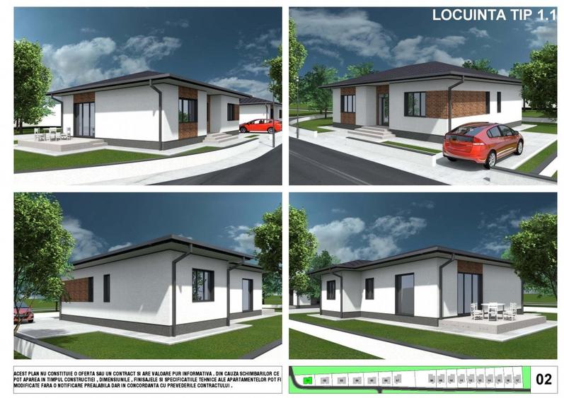 Casă individuală cu 4 camere cu Teren 500 Mp în Corbeanca