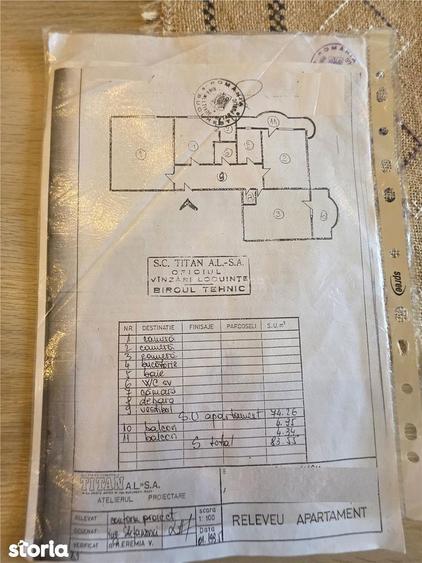 Apartament cu 3 camere decomandat în Nerva Traian
