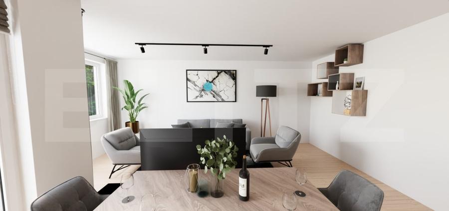 Apartament cu 2 camere semidecomandat în Apahida