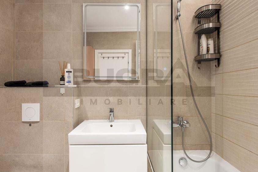 Apartament cu 2 camere semidecomandat, mobilat în Mărăști