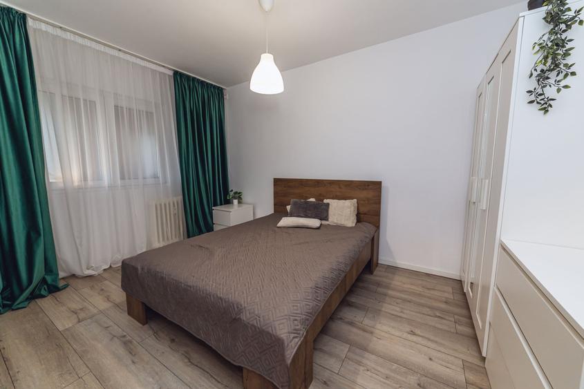 Apartament cu 2 camere semidecomandat, mobilat în Iancului
