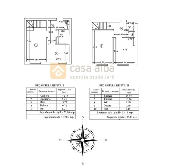 Apartament cu 3 camere decomandat, mobilat în Nicolina