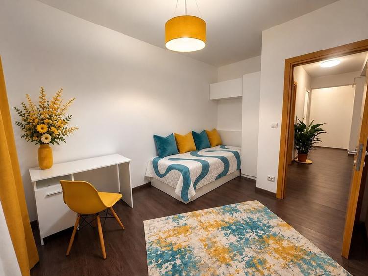 Apartament cu 3 camere decomandat, mobilat în Theodor Pallady