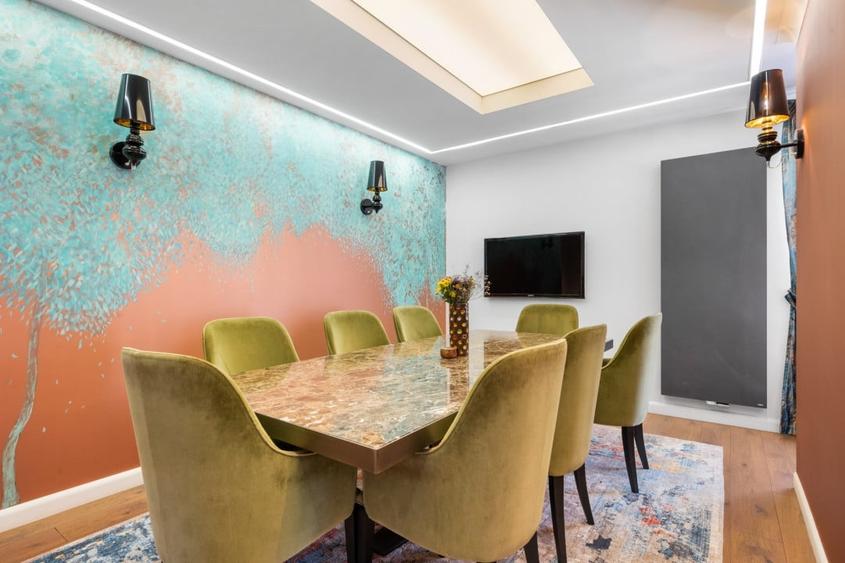 Penthouse cu 5 camere decomandat, mobilat în Șoseaua Nordului