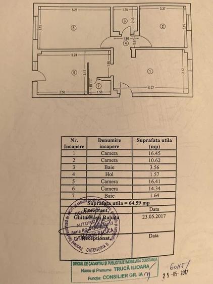 Apartament cu 3 camere decomandat, mobilat în CET