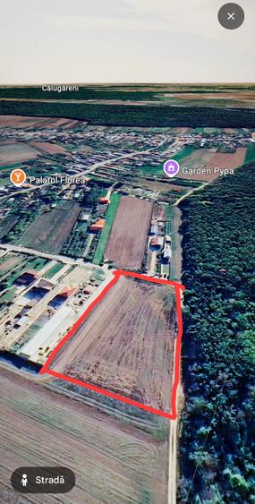 Teren de 5300 mp, în Poiana lui Stângă