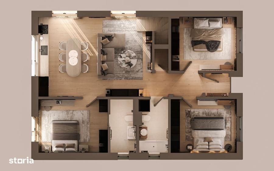 Casa construita cu alee individuala, 5 camere + mansarda locuibila - 6