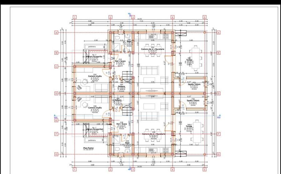 Duplex cu 5 camere cu Canalizare în Ghiroda