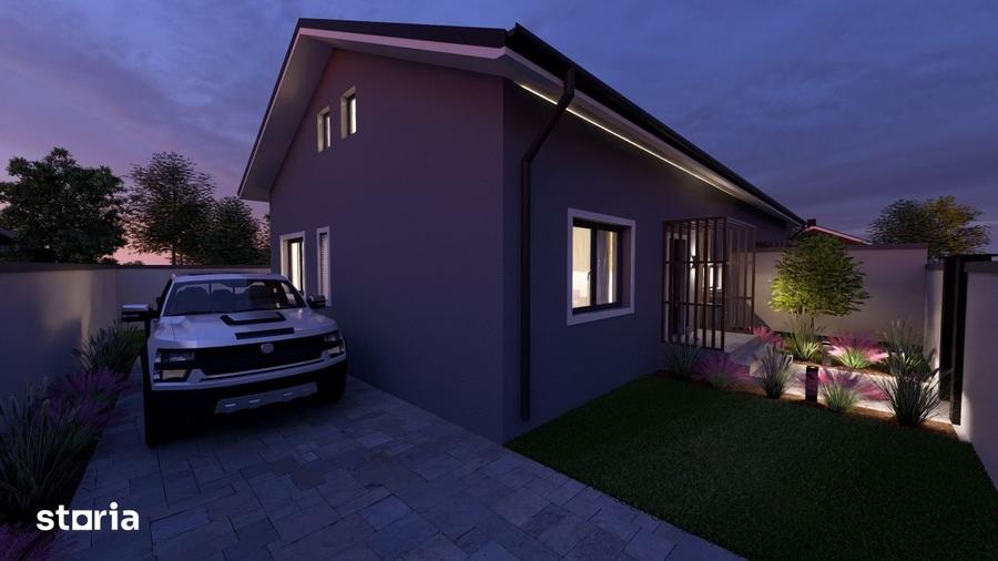 Casă cu 3 camere cu Teren 250 Mp în Sânmihaiu Român