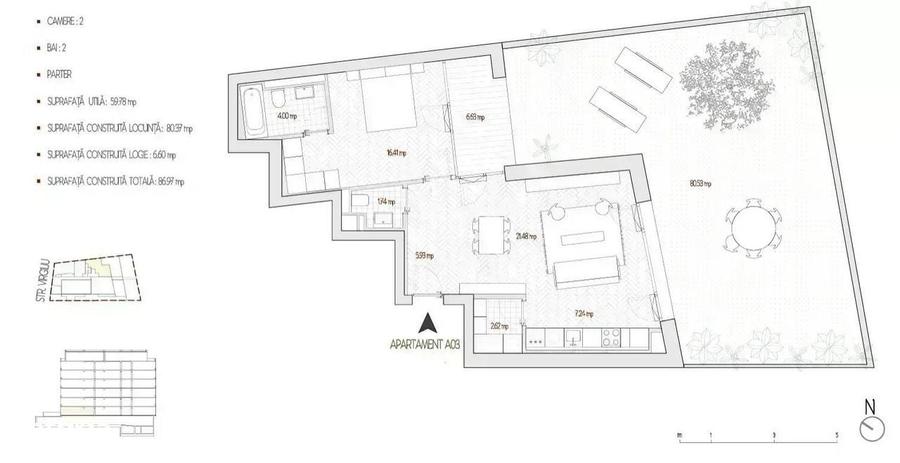 Apartament 2 camere, gradina proprie I Metrou Eroilor I Comision % - 1