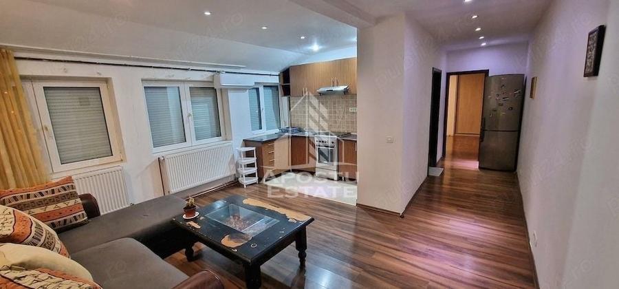 Apartament cu 2 camere semidecomandat, mobilat în Lipovei