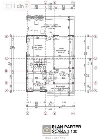 Casă cu 5 camere cu Teren 470 Mp în Popricani