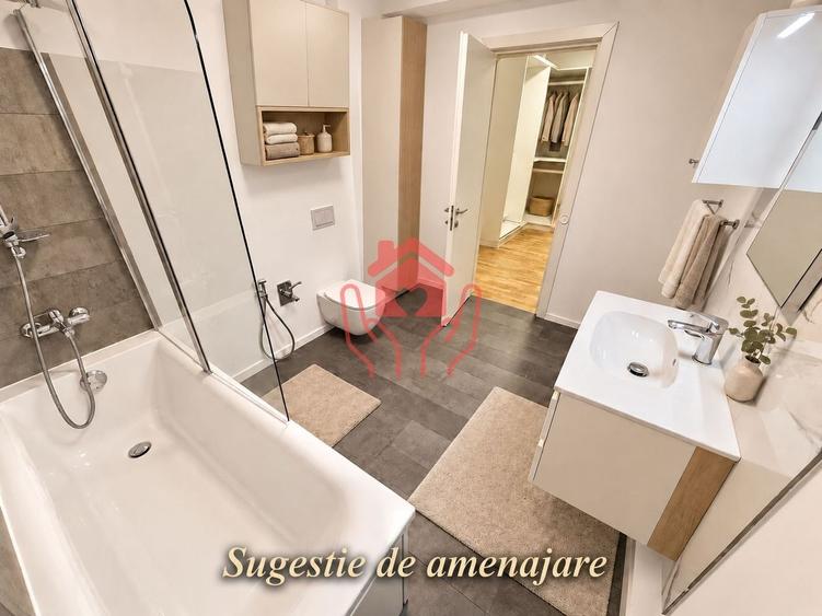Apartament cu 4 camere semidecomandat, mobilat în Băneasa