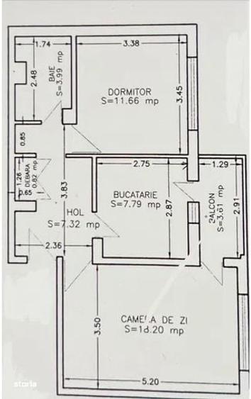 Apartament 2 camere Zona Anda - 1