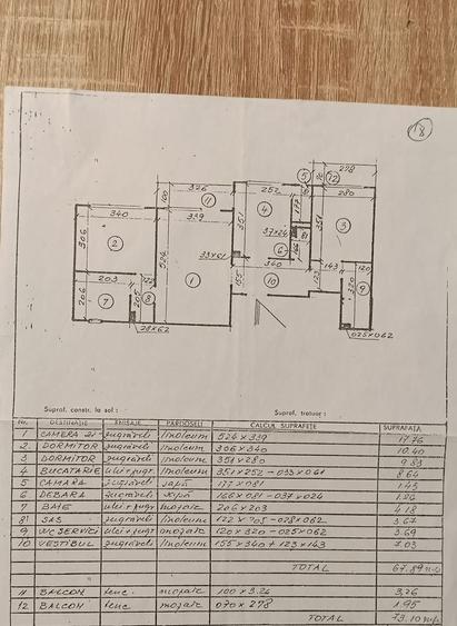Apartament cu 3 camere decomandat, mobilat în Gorjului