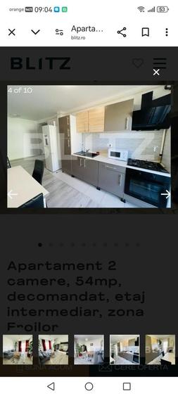 Apartament cu 2 camere decomandat în Central