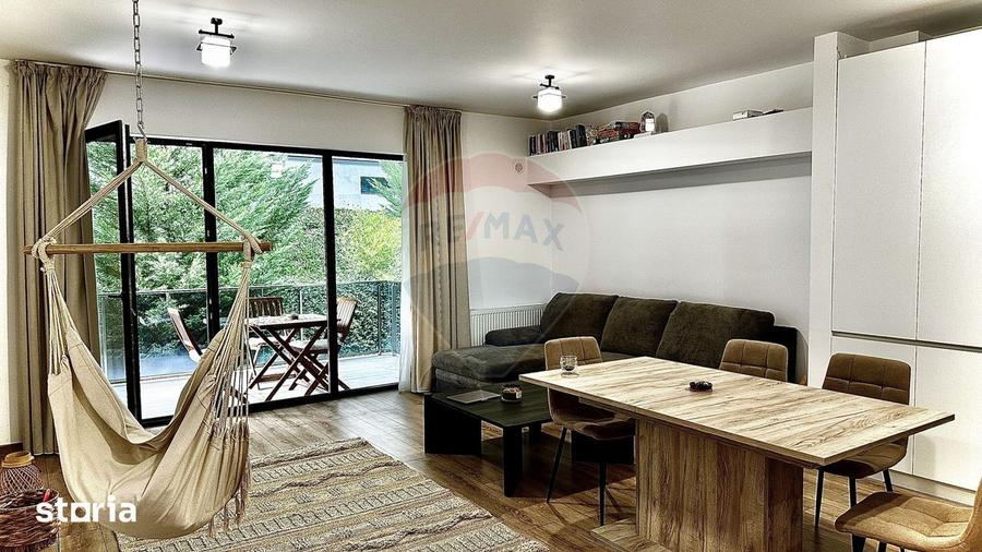 Apartament cu 2 camere, mobilat în Borhanci
