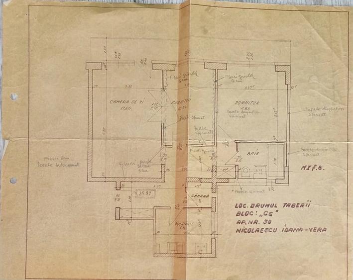 Apartament cu 3 camere decomandat în Prelungirea Ghencea