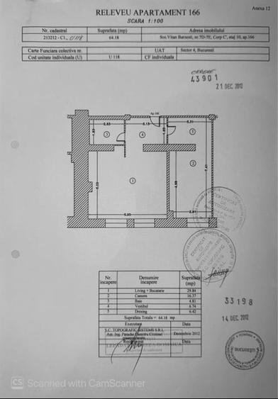 Apartament cu 2 camere semidecomandat, mobilat în Vitan-Bârzești