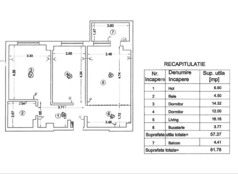 Proprietar/Bucium/lidl/ 3camere/ MOBILAT SI UTILAT/ loc de parcare inclus in pret - 5