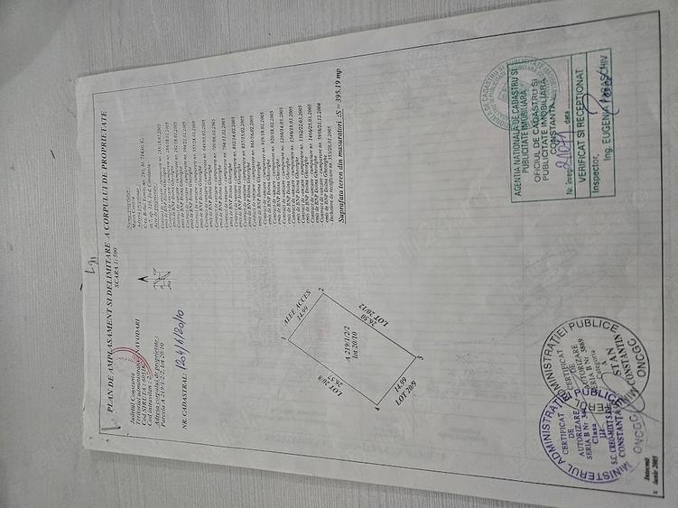 Teren de 395 mp, în Năvodari Tabără