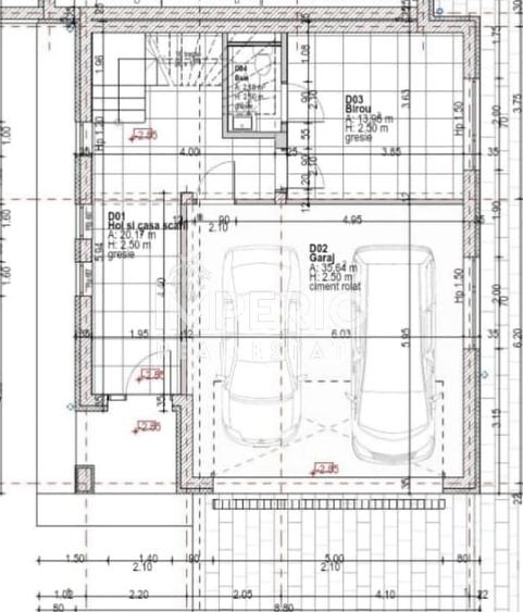 Duplex cu 4 camere cu Canalizare în Andrei Mureșanu