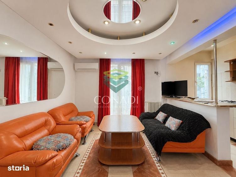 Apartament cu 3 camere semidecomandat în Kogălniceanu